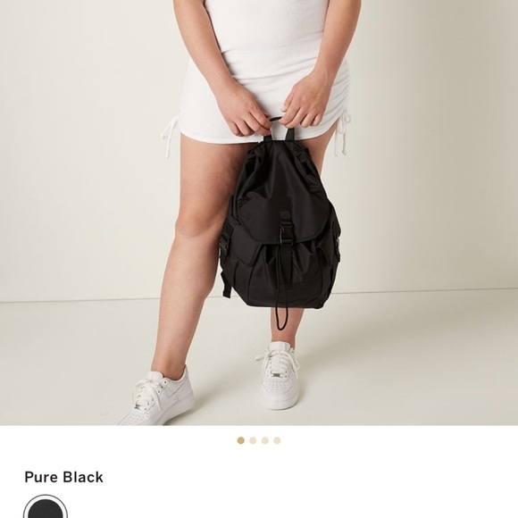 Pink Victoria’s Secret Cinch-Cord Drawstring Top Flap Pull-Through Closure - Picture 3 of 5